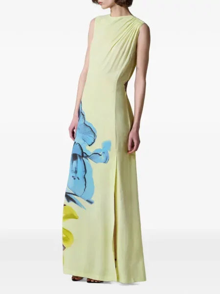 Rochie Paul Smith cu imagine galben