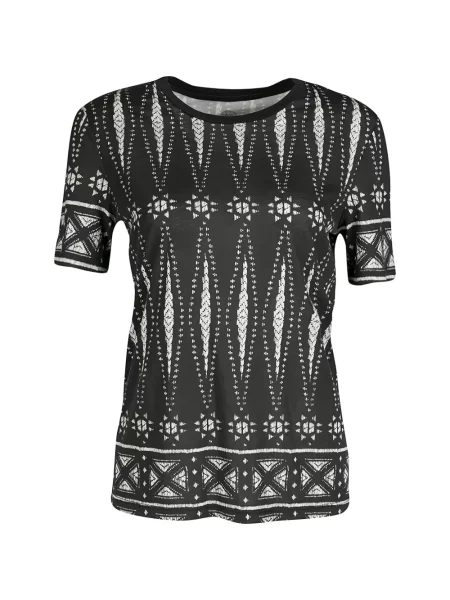 Scurt tricou Tory Burch negru