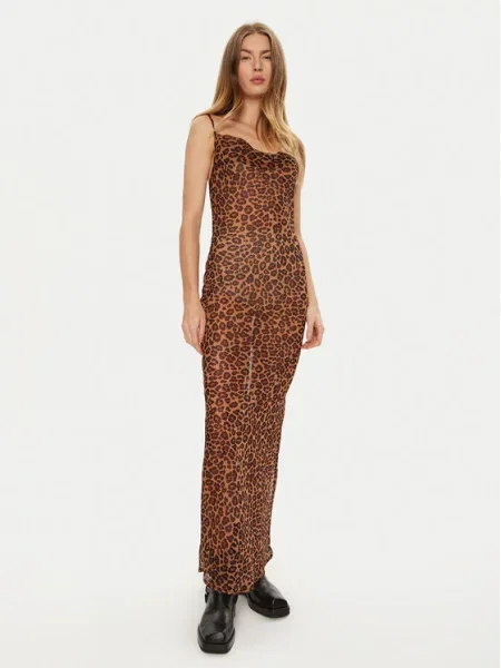 Poletna obleka One Teaspoon rjava