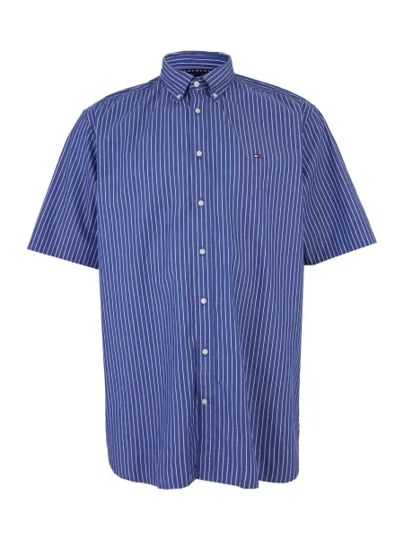 Tommy Hilfiger Big & Tall Cămașă FLEX albastru alb