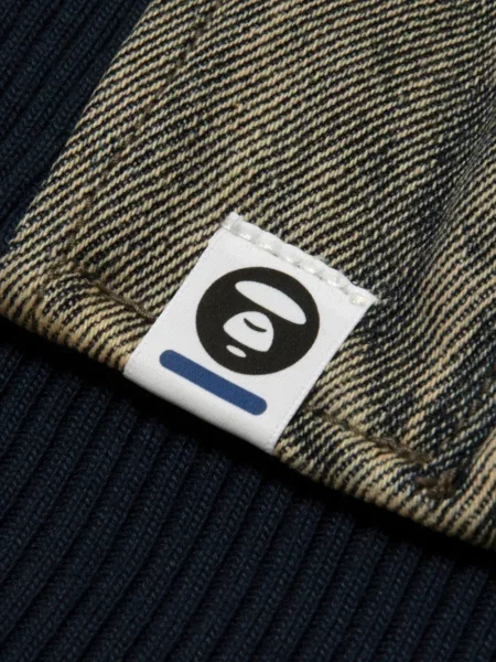 Geacă Aape By A Bathing Ape cu broderie gri