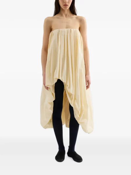 Tafta rochie Jil Sander drapată