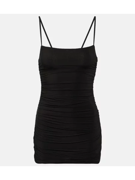 Rochie Wardrobe.nyc din jerseu negru