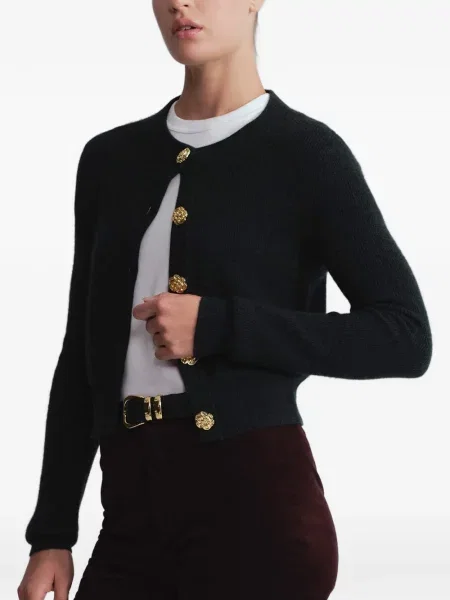 Cardigan Cara Cara cu model floral verde