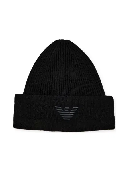 Emporio Armani De lână căciulă negru