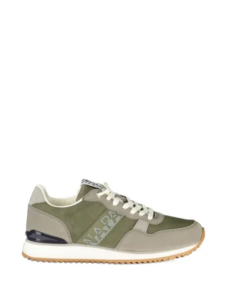 Sneakerși Napapijri cu imagine verde