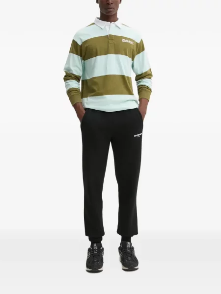 Tricou polo Karl Kani cu dungi verde