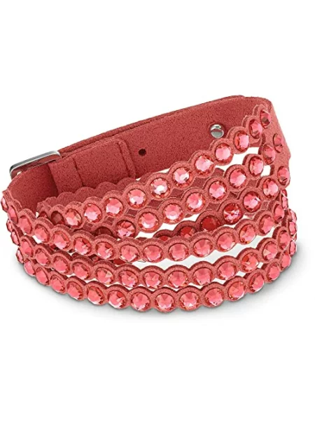 Bransoletka Swarovski czerwona