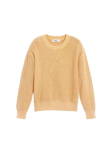Desigual Pulover închis galben