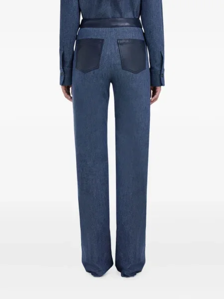 Blugi Ferragamo din piele albastru