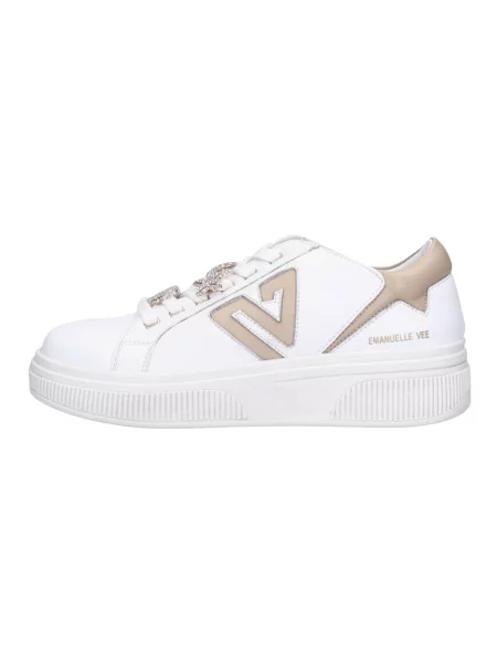 Sneakersy Emanuélle Vee białe
