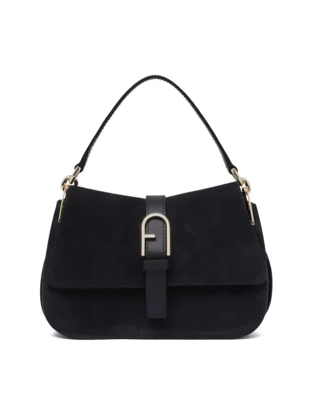 Torebka Furla zamszowa czarna