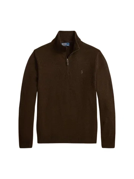 Kardigan Polo Ralph Lauren wełniany brązowy