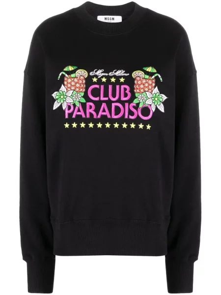 Hanorac Msgm cu imagine negru