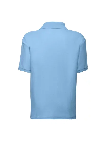 Tricou polo copii Fruit Of The Loom albastru