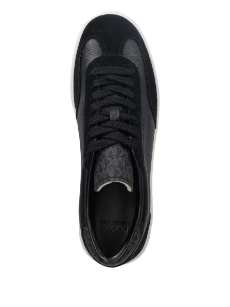 Sneakerși Michael Kors din piele de căprioară negru