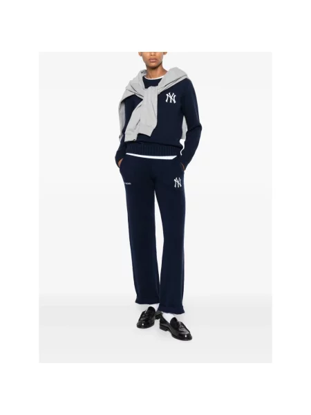 Dzianinowy sweter Sporty And Rich niebieski
