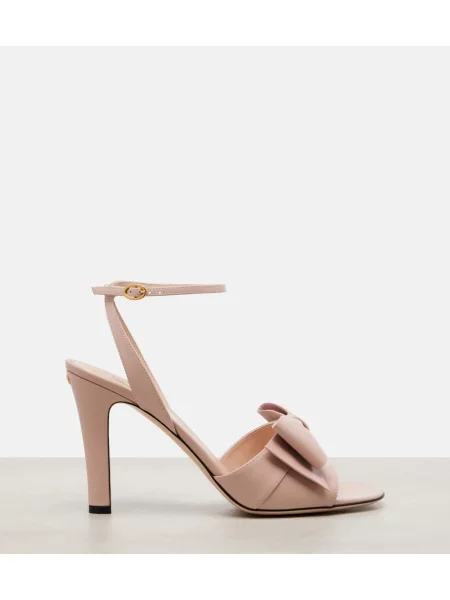 Sandale Valentino Garavani din piele roz