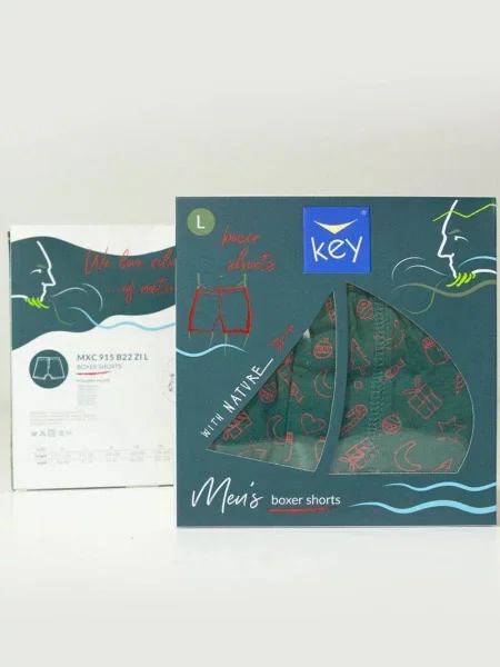 Боксеры Key красные