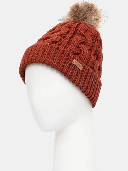 Шапка Barbour бордовая