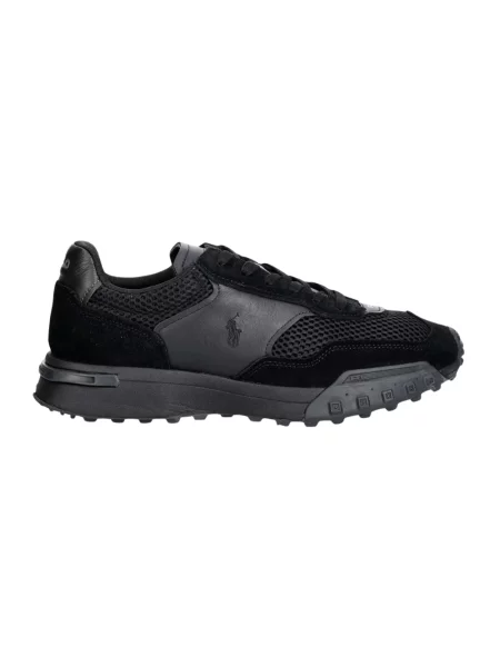 Sneakersy Polo Ralph Lauren skórzane czarne