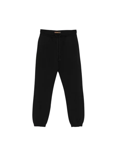 Spodnie Woolrich z logo czarne