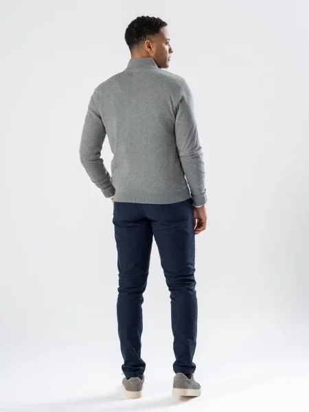 TEESHOPPEN Pulover Pullover Half gri