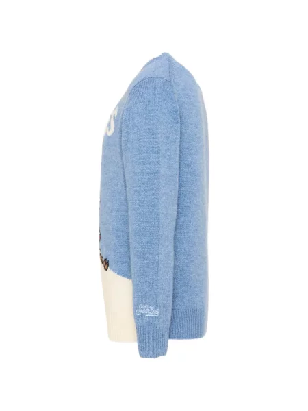 Sweter dziecięcy Mc2 Saint Barth niebieski