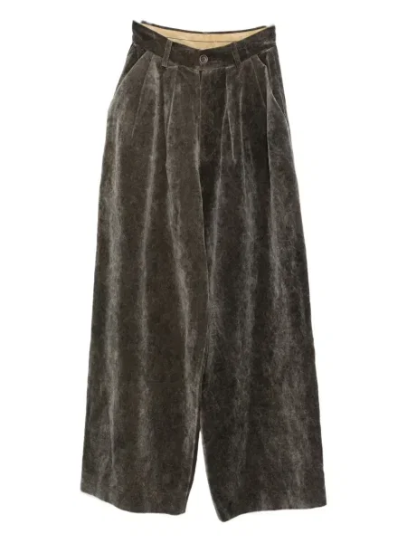 Pantaloni Uma Wang plisate maro