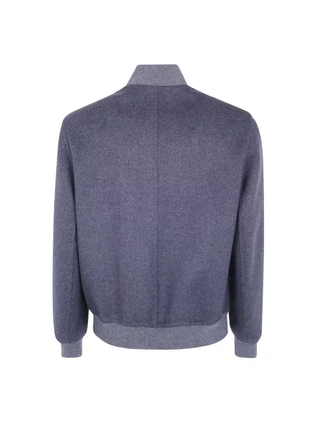 Kurtka bomber Brunello Cucinelli niebieski