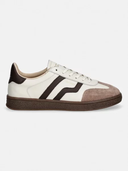 Gant sneakersy skórzane Cuzima beżowe