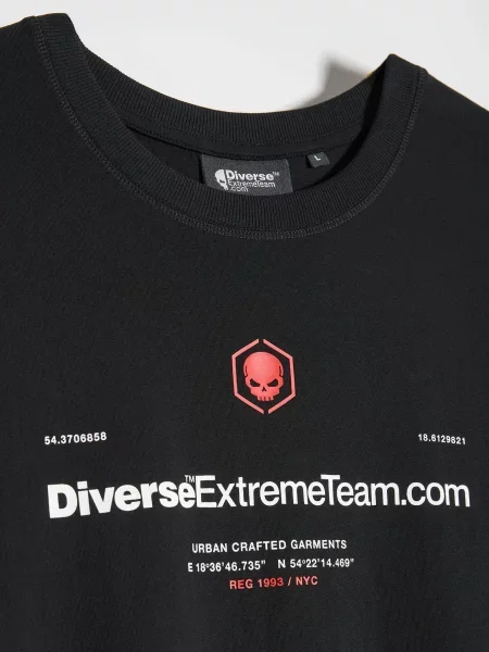 Футболка DIVERSE Dext Logo 02 чорний
