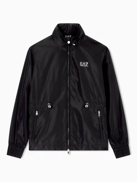 Geacă bomber Ea7 Emporio Armani cu cordon negru