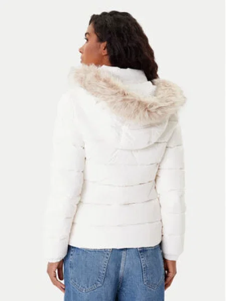 Tommy Jeans Zimska jakna bela