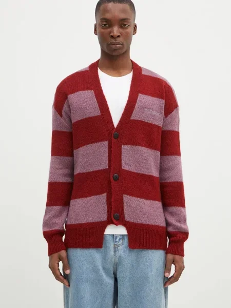 No Problemo cardigan Striped Mohair Oversized Cardigan