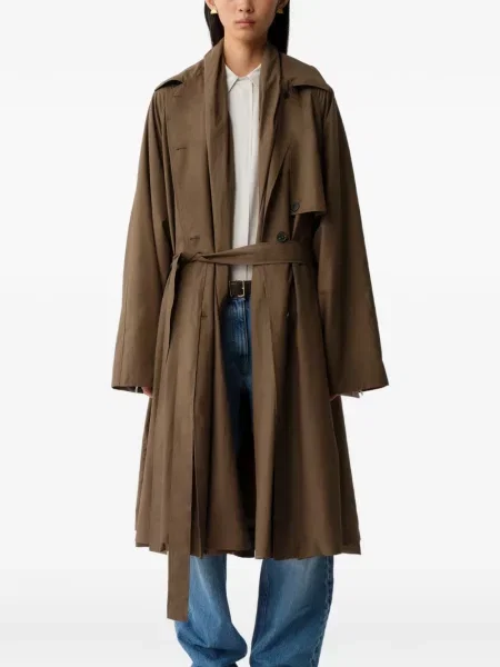 Cu centură trenci Calvin Klein maro