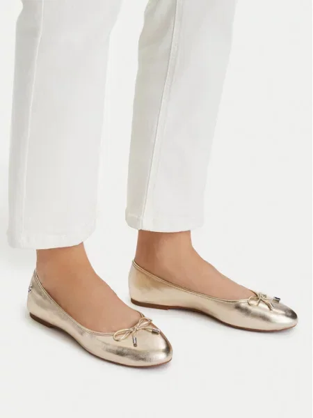 LAUREN RALPH LAUREN Balerina Jayna Metallic Arany