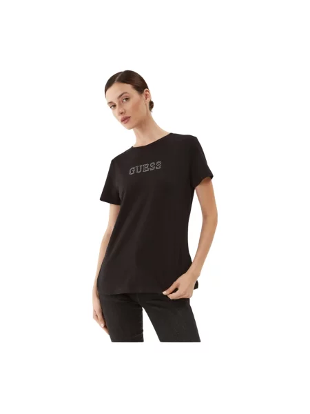T-shirt GUESS Briana Ss T-Shirt Jet Black S czarna