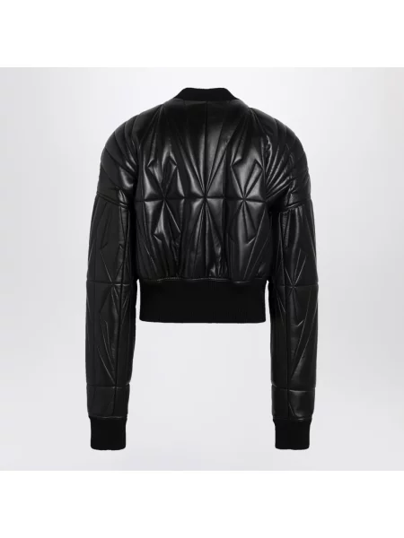 Kurtka bomber Rick Owens pikowany czarny
