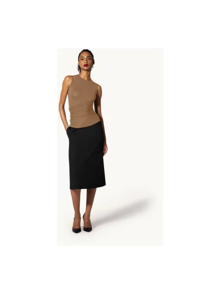 Dzianinowy top Wolford beżowy