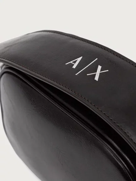 Кожаная сумка через плечо Armani Exchange