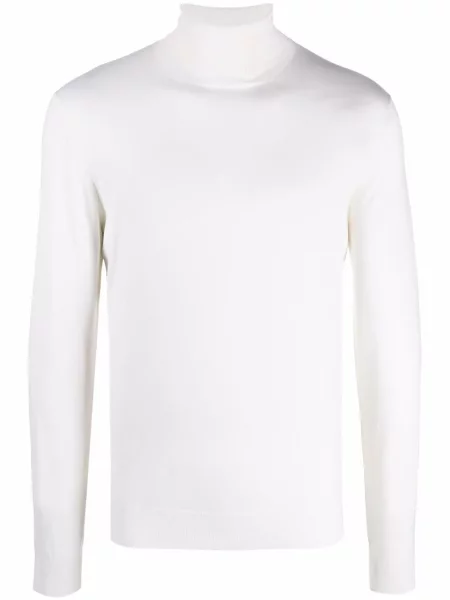 Pulover Dell'oglio tricotate alb