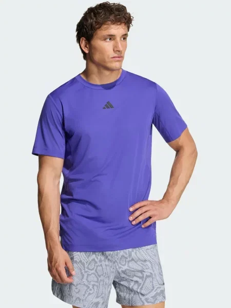 ADIDAS PERFORMANCE Funkčné tričko Power modrofialová čierna