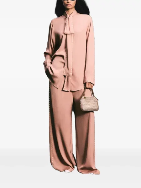 Pantaloni Stella Mccartney de cristal roz