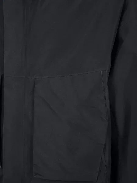 Kabát Laminar s kapucí černý