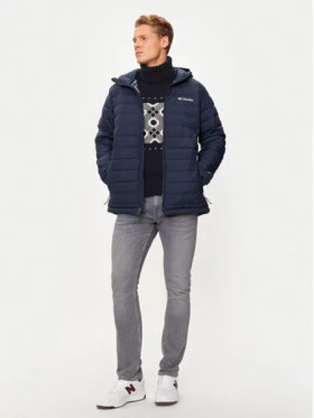 COLUMBIA Outdoorová bunda Powder Lite II námořnická modř bílá