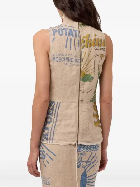 Top Moschino cu imagine