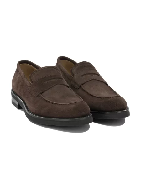 Półbuty Ferragamo brązowe