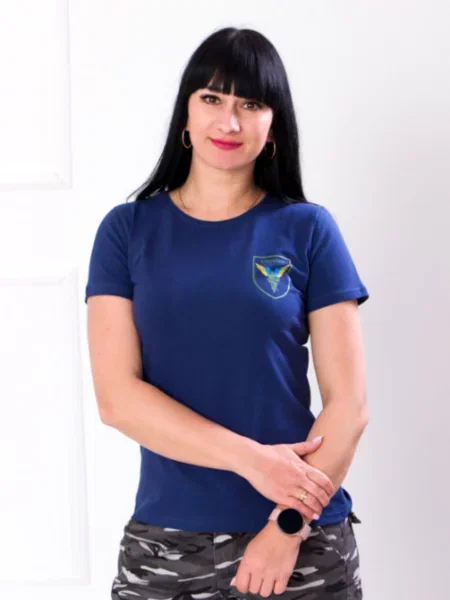 Носи своє Футболка Бавовна/акрил синій