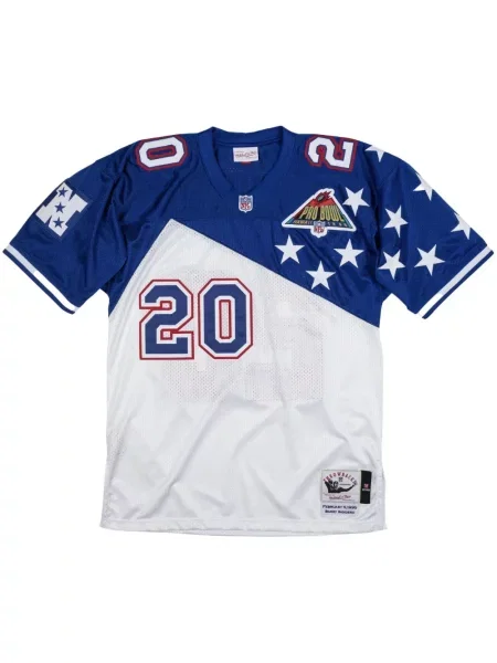 Tricou Mitchell & Ness din jerseu albastru